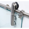 stainless steel glass sliding shower door fitting with high polished and smooth walking in the line